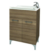 Lavatoio 2 ante da cm 60x50 colore rovere fumo