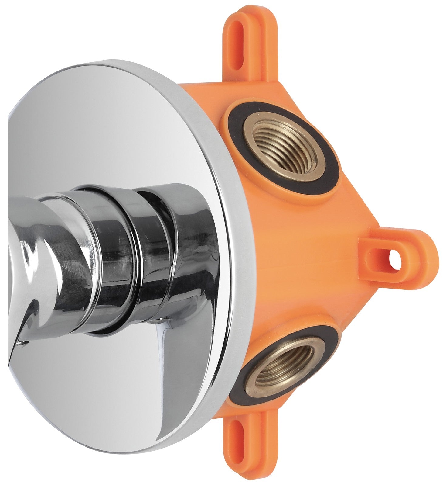 feridras - Rubinetteria flat  miscelatore a incasso per doccia design squadrato