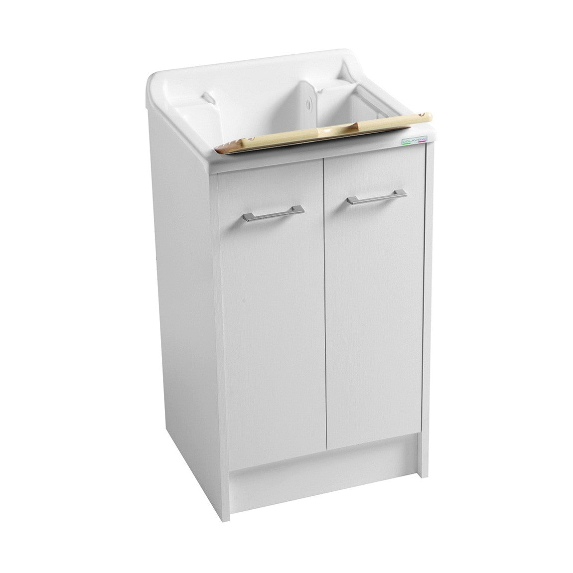 Lavatoio Lavapanni Domestica Colavene 50X50X86h cm con vasca e mobile contenitore
