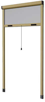 Zanzariera avvolgibile verticale 160x170 bronzo con frizione
