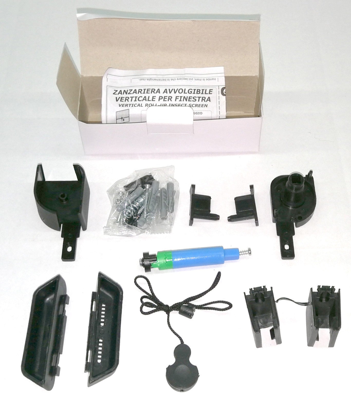 Zanzariera Avvolgibile Verticale cm 100 x 250 marrone Con Frizione