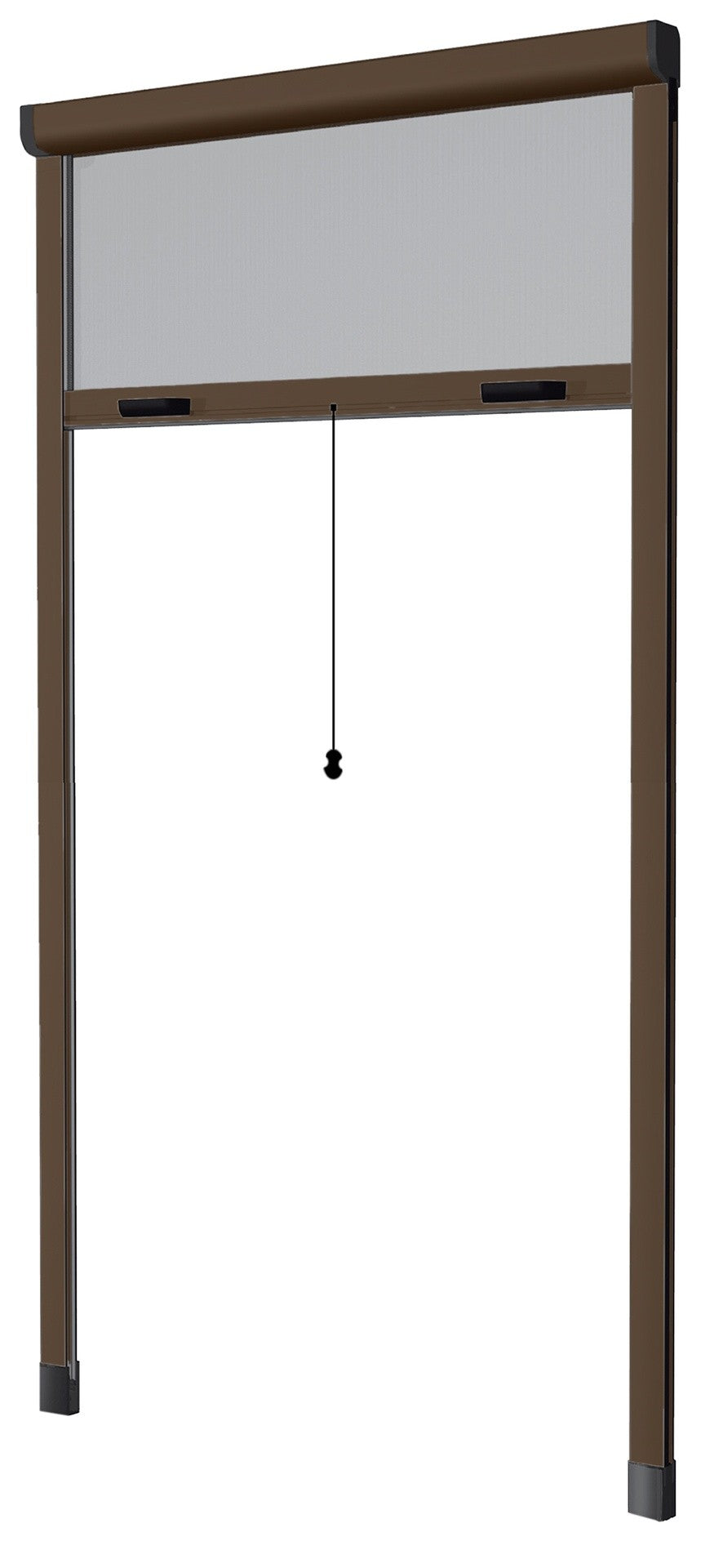 Zanzariera Avvolgibile Verticale cm 140 x 250 marrone Con Frizione