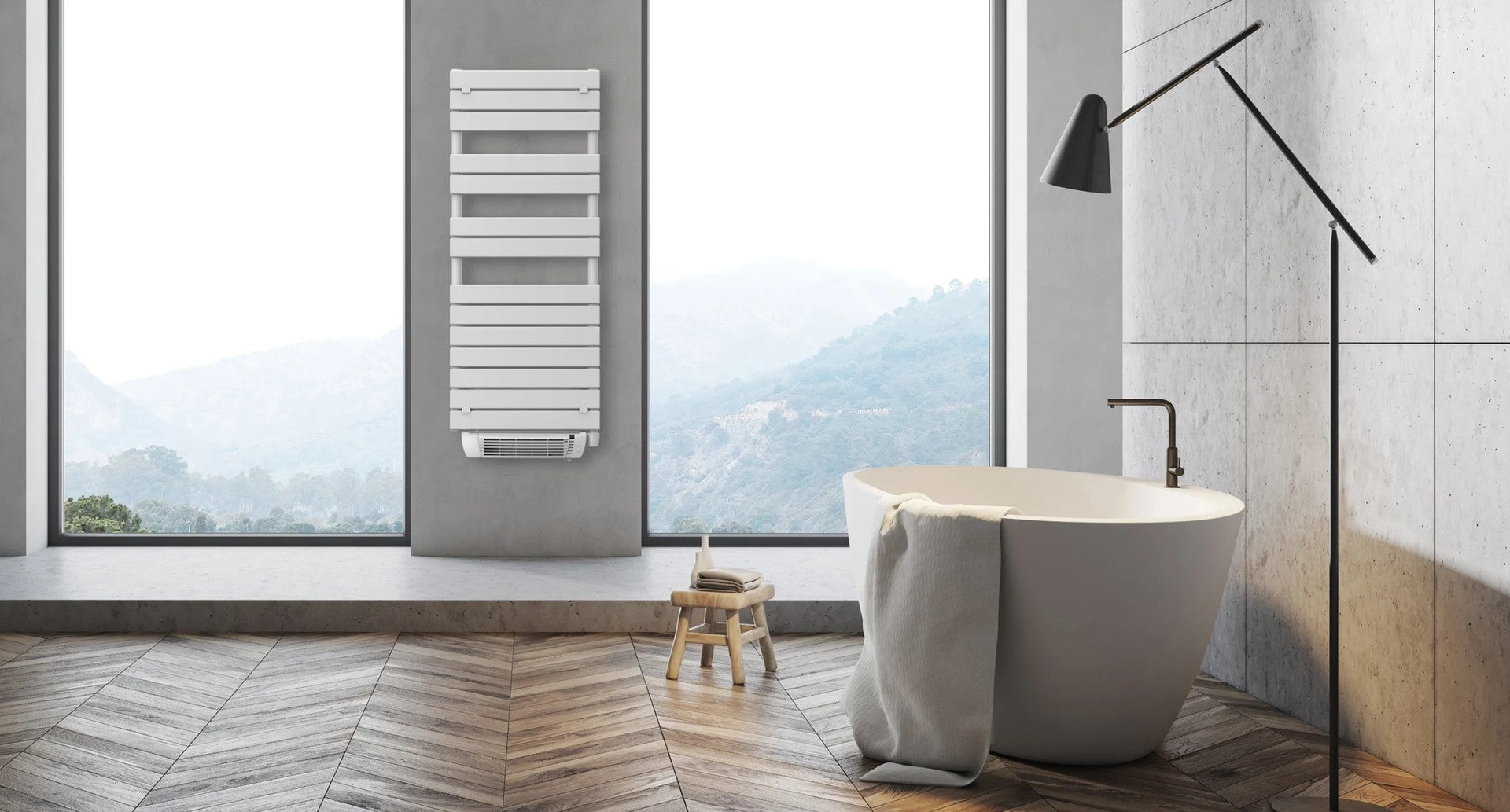 Termoarredo Elettrico De’Longhi Cobalto E-Flow 1350x550 700W+1000W Termoventilante