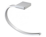 Porta salviette in cromo, design moderno e funzionale per il bagno - Serie Futura