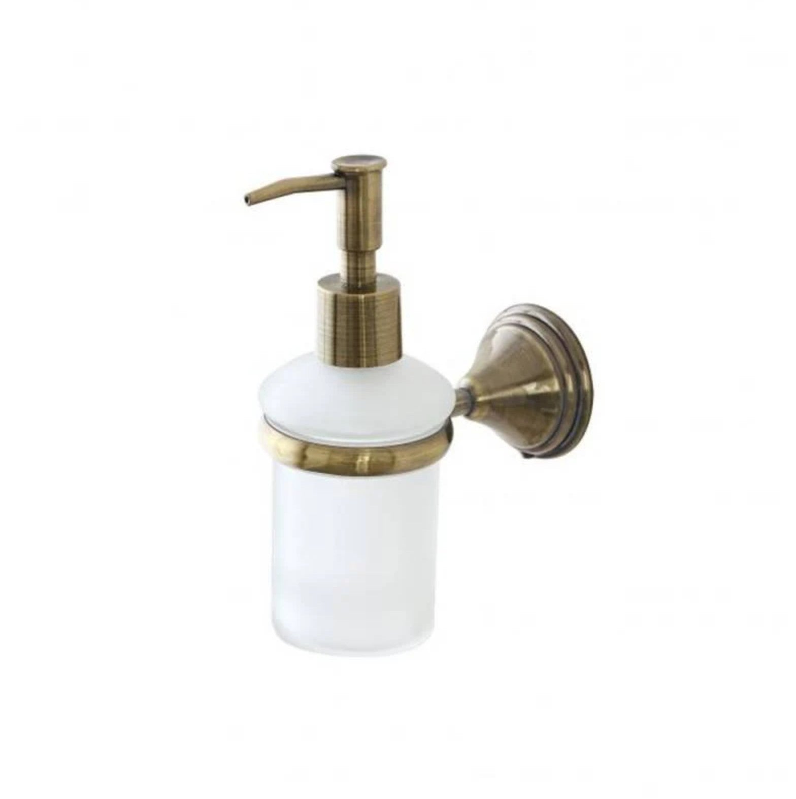 Dispenser per sapone in acciaio color bronzo elegante e resistente | Linea Athena