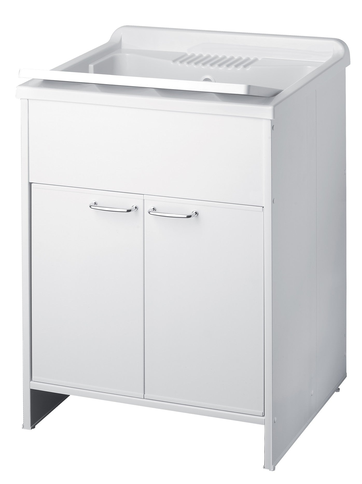 Mobile lavatoio a 2 ante in kit 60x50cm modello Garden per interni ed esterni , pratico e resistente