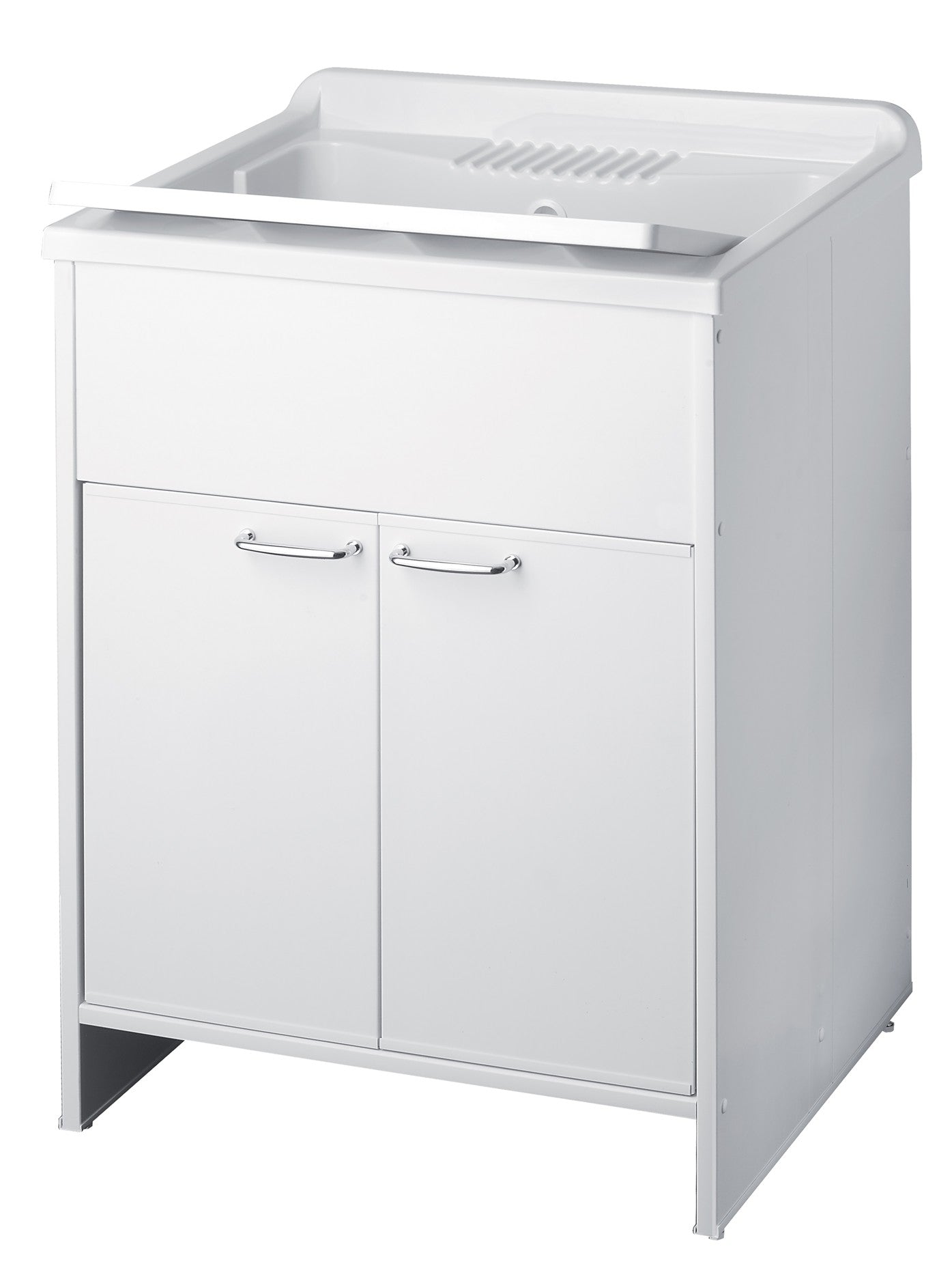 Mobile lavatoio a 2 ante in kit 60x60cm modello Garden per interni ed esterni , pratico e resistente