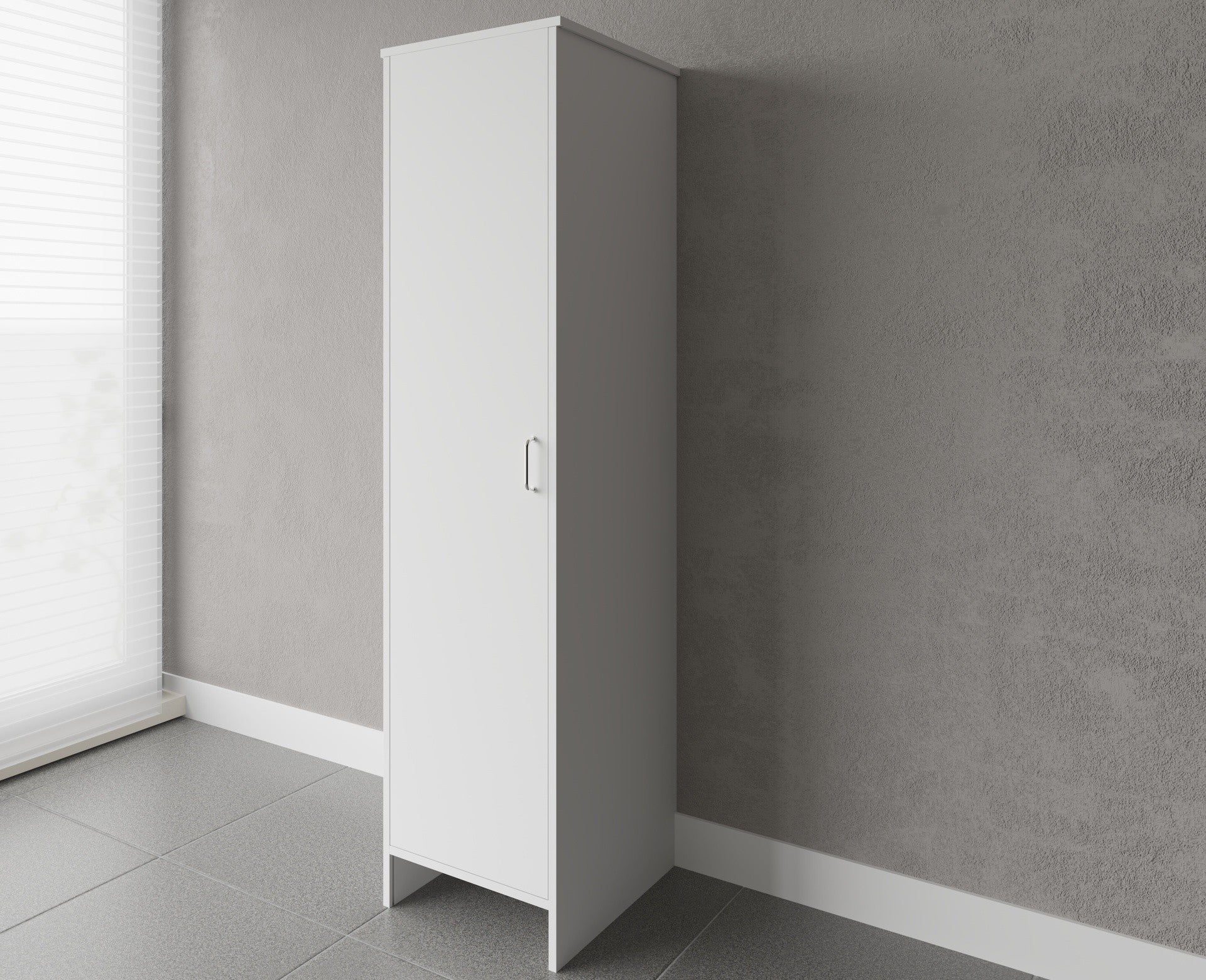 Colonna per Composizione Lavanderia in PVC, Kit Completo 45x50 cm, Modello Garden, Ideale per Spazi Funzionali