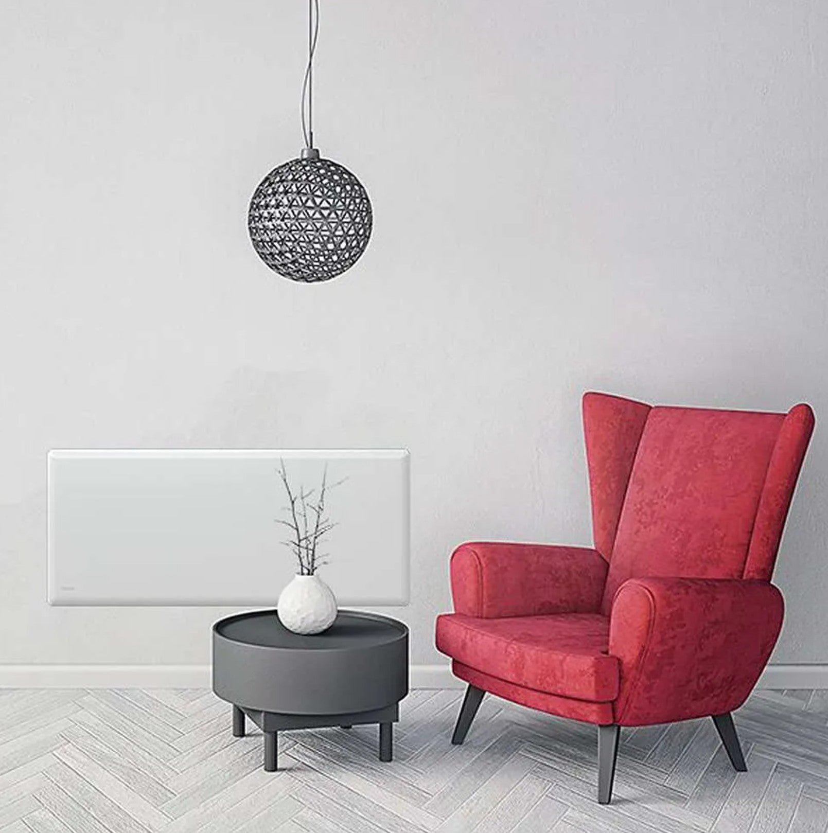 Radiatore elettrico norvegese NOBO 1250W perfetto per ambienti fino a 25 m², riscaldamento uniforme ed ecologico.