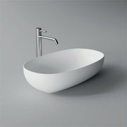 Lavabo da appoggio in ceramica 60 x 35 x H15 cm linea FORM di Alice Ceramica