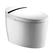 WC Elettronico Tondo Apollo in Ceramica Bianca con Lavaggio Automatico e Telecomando Bluetooth