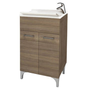 Lavatoio 2 ante da cm 50x50 colore rovere fumo