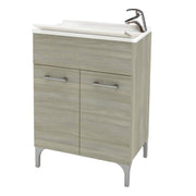 Lavatoio 2 ante da cm 60x50 colore rovere grigio