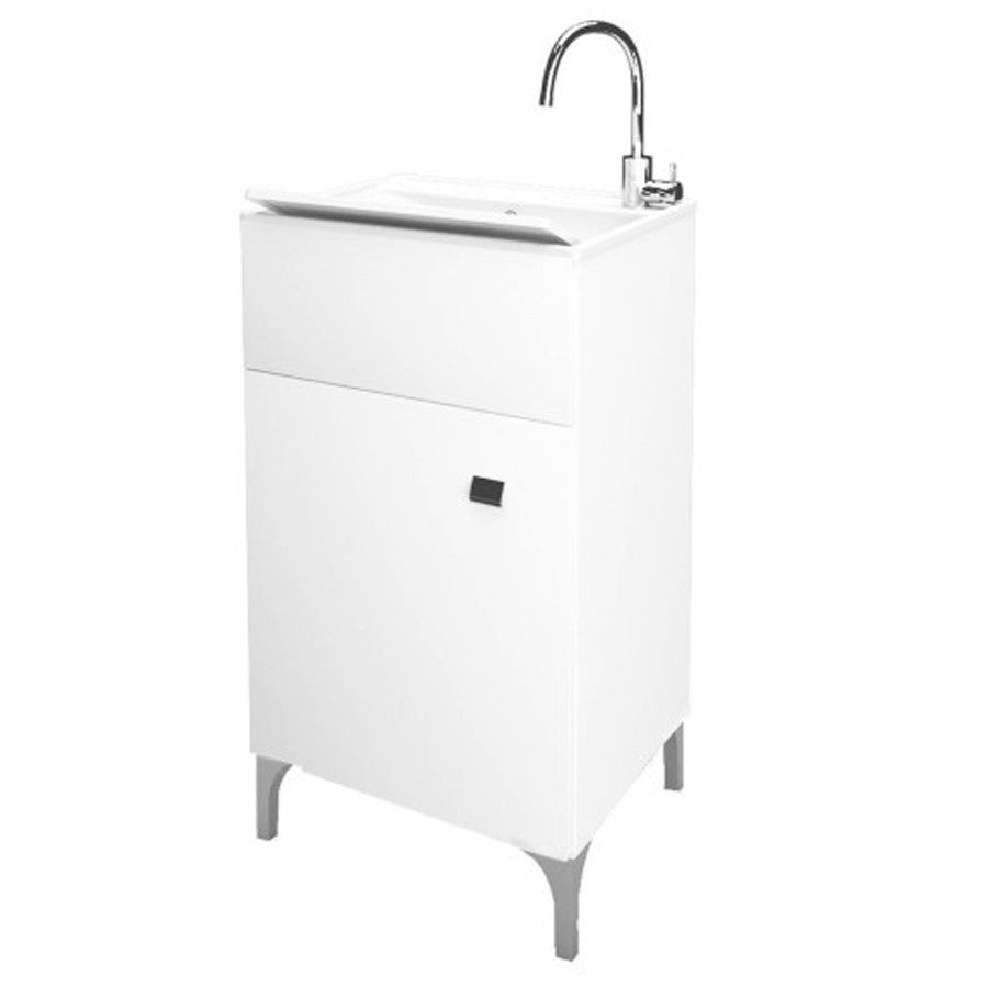 Lavatoio 2 ante  da cm 50x50 colore Bianco