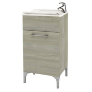 Lavatoio anta unica da cm 45x50 colore rovere grigio