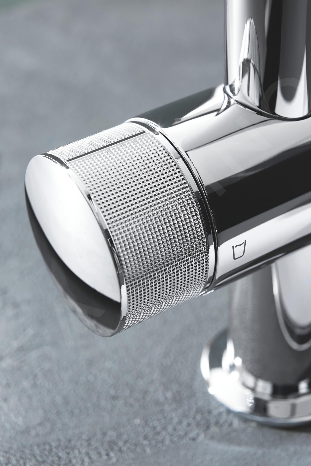 Grohe Blue Pure miscelatore da lavello BauCurve con sistema di filtraggio cromo 30581000