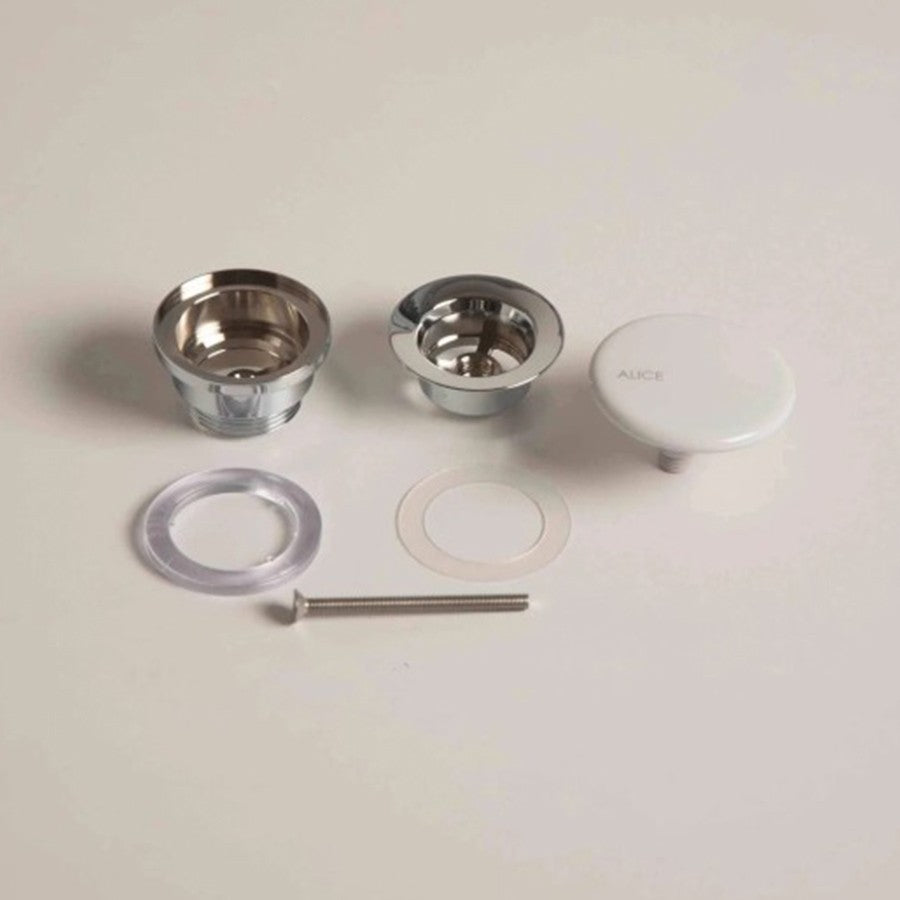 Piletta Click Clack Alice Ceramica PIL008 bianco lucido