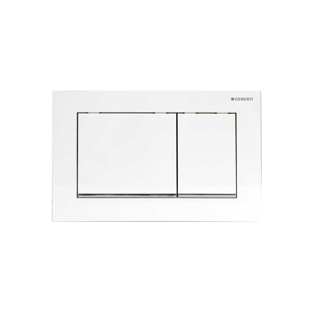 Placca di comando sigma 30" Nero/Nero Opaco/Nero — Geberit