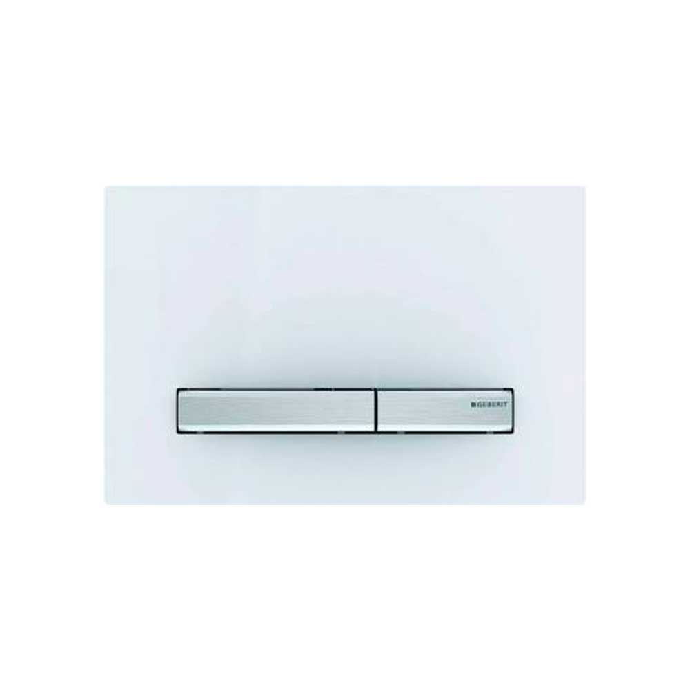 Placca di comando sigma 50" Bianco/Cromato — Geberit