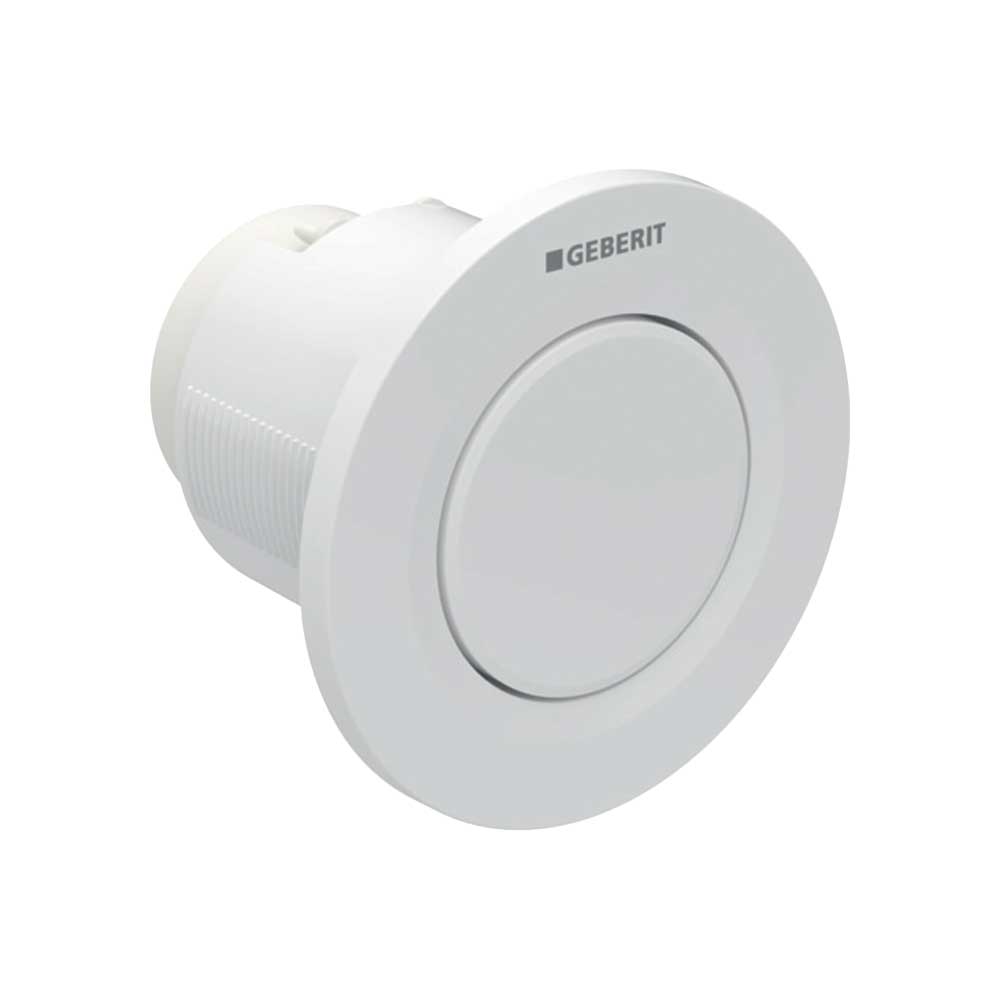 Comando pneumatico ad incasso monotasto tipo 01" per cassetta SIGMA8 bianco — Geberit