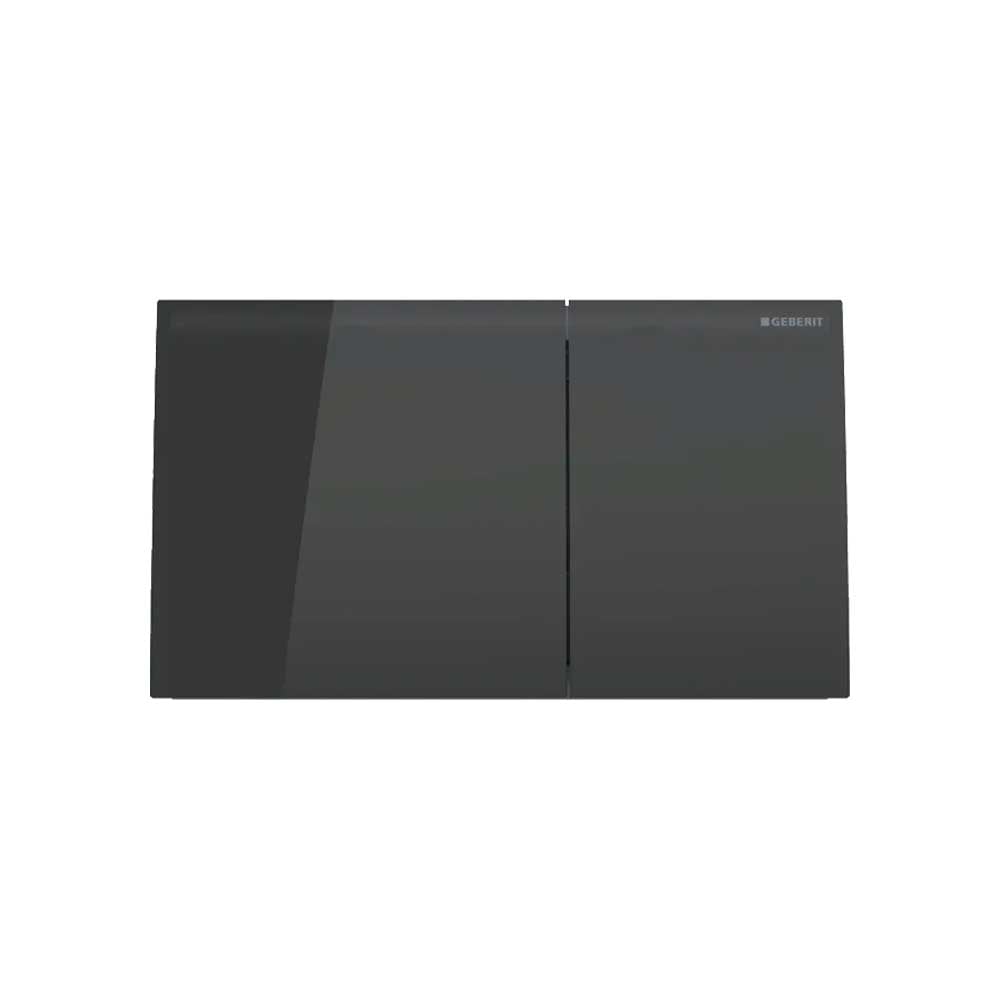 Placca di comando sigma 70 NEW" vetro nero — Geberit
