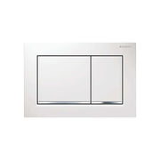Placca di comando omega 30" Bianco/ Cromato/ bianco — Geberit