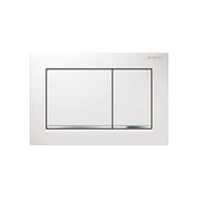 Placca di comando omega 30" Bianco/ bianco Opaco/ bianco — Geberit