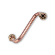 Tubo rame per galleggiante geberit Ø 10 + 2 calotte 3/8"