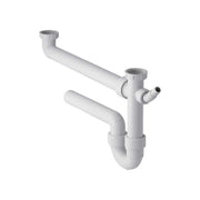 Sifone per lavello a 2 vie con attacco lavastoviglie 1"1/4 x Ø40 mm — Geberit