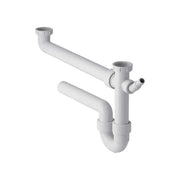 Sifone per lavello a 2 vie con attacco lavastoviglie 1"1/2 x Ø40 mm — Geberit