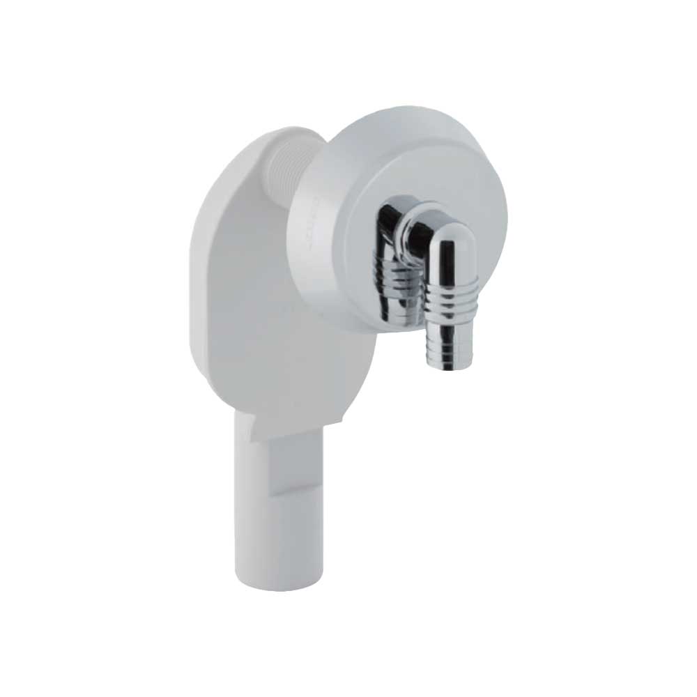 Sifone da incasso bianco per lavatrice e lavastoviglie Ø40 x Ø19/23 mm — Geberit
