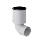 Curva di scarico WC a 87,5° silent-pp Geberit bianca - Ø90 mm