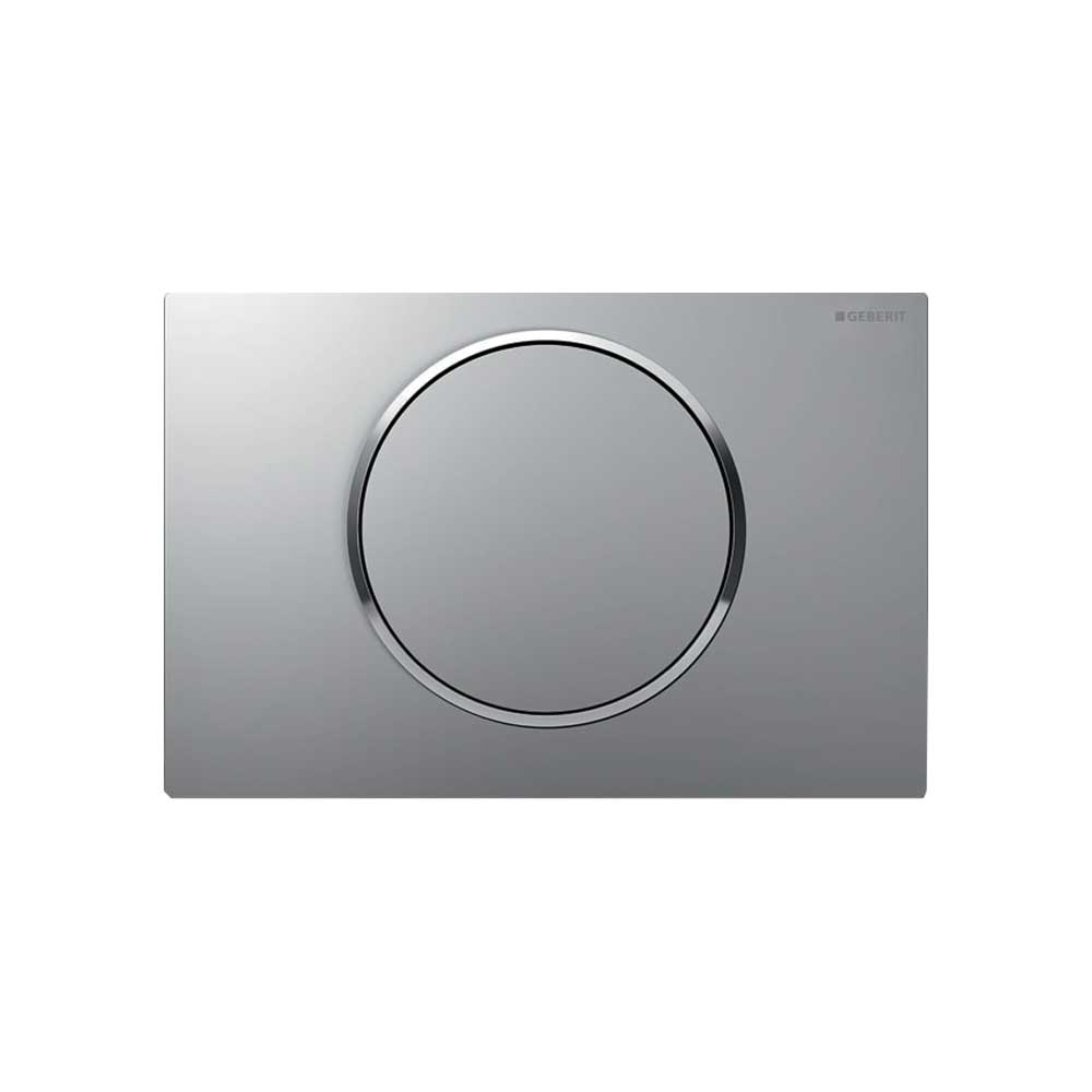 Placca di comando sigma 10" nero Opaco/Cromo/Nero opaco* — Geberit
