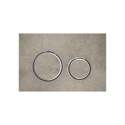 Placca di comando sigma 21" vetro bianco / oro rosso — Geberit