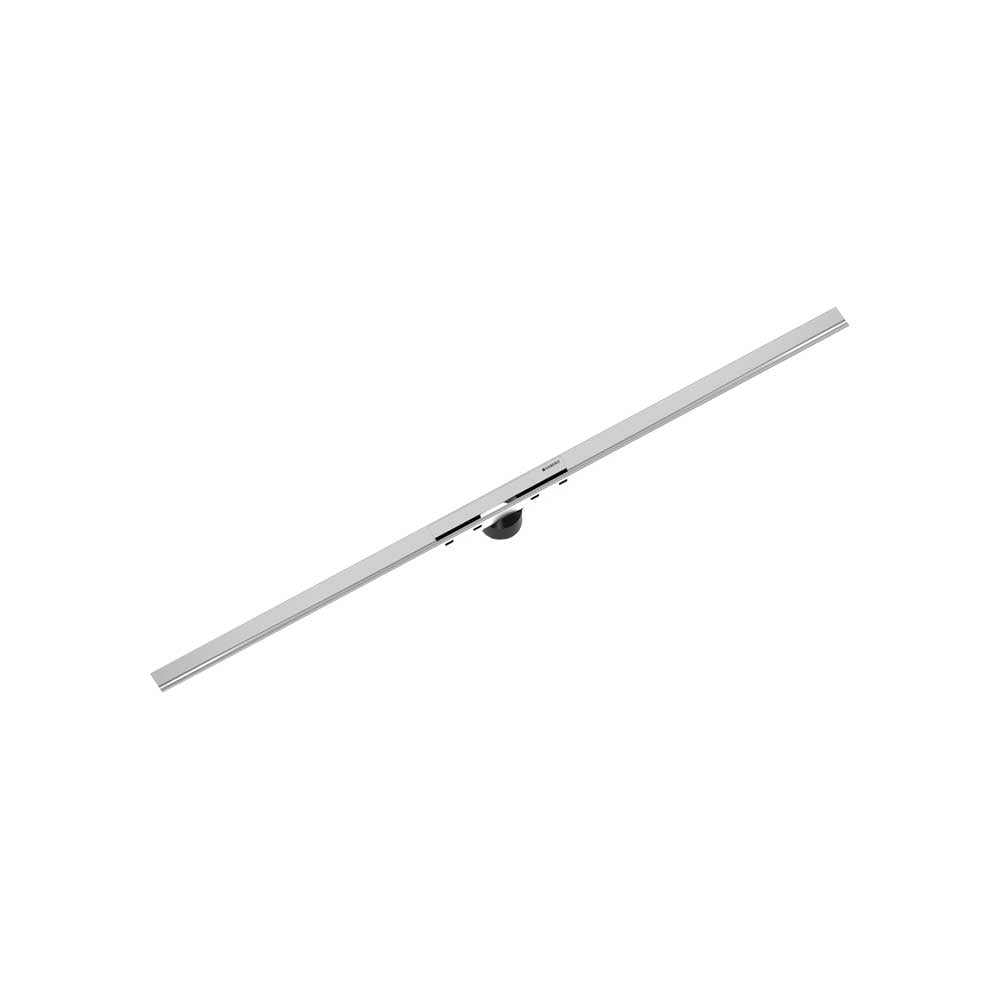 Canalina doccia cleanline 50" nero Cromato/ spazzolato — Geberit