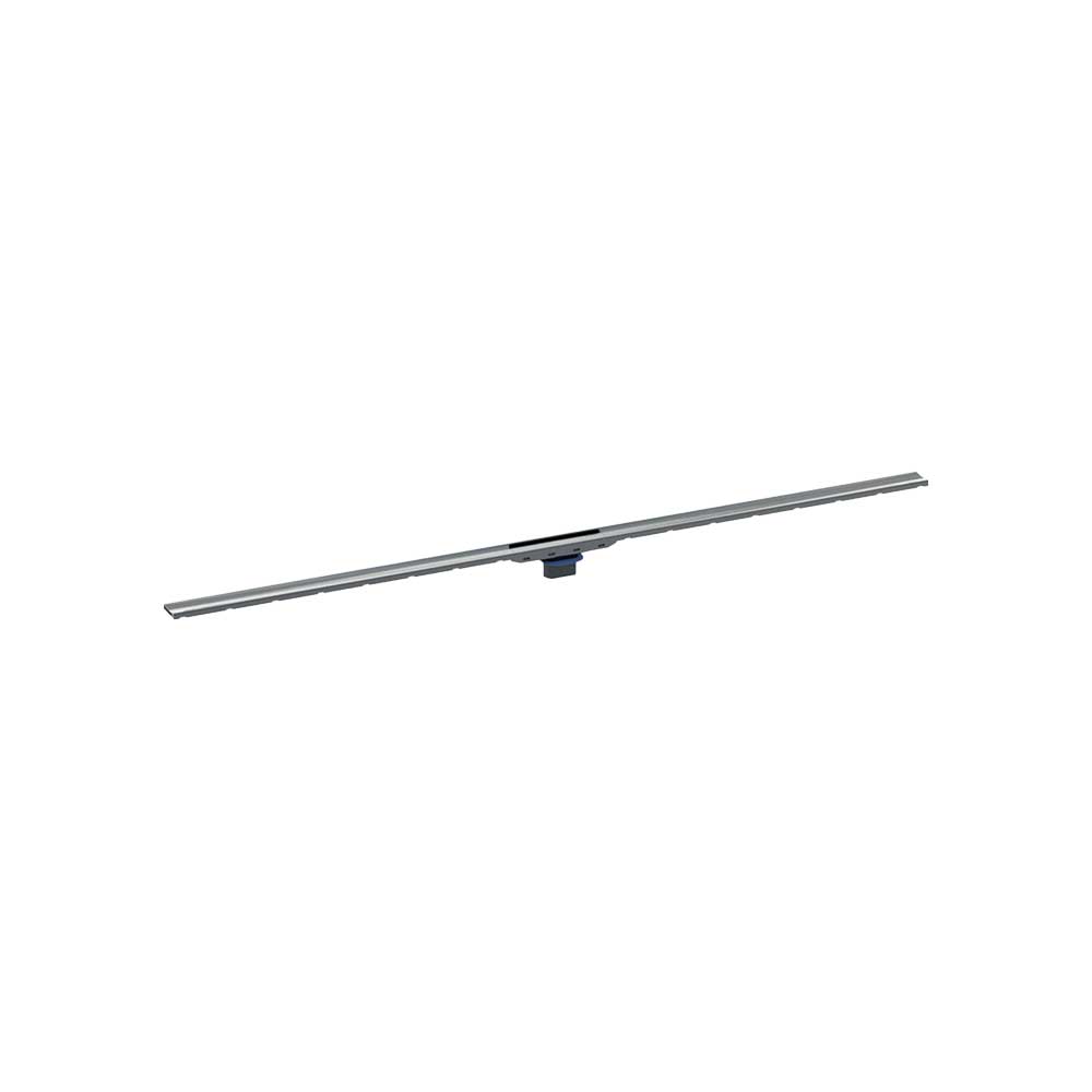 Canalina doccia Cleanline80 nero cromato spazzolato l. 30-90 cm — Geberit
