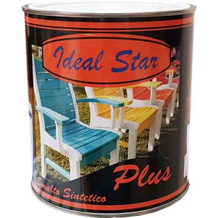 Smalto Plus Cardinale 0,750 lt - grigio RAL 7001