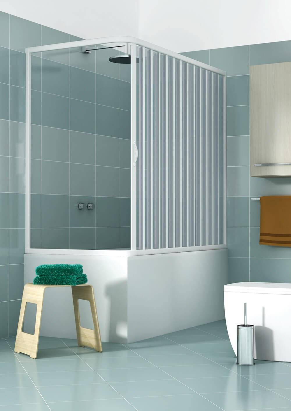 Box sopravasca Galassia 70x170cm apertura laterale