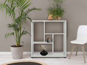 Libreria giorno 5 ripiani 80x24x83.5 legno sbiancato