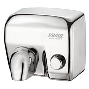 Asciugamani antivandalo in acciaio cromato e pulsante mod. Ariel LP