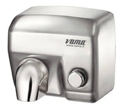 Asciugamani antivandalo in acciaio satinato e pulsante mod. ARIEL SP