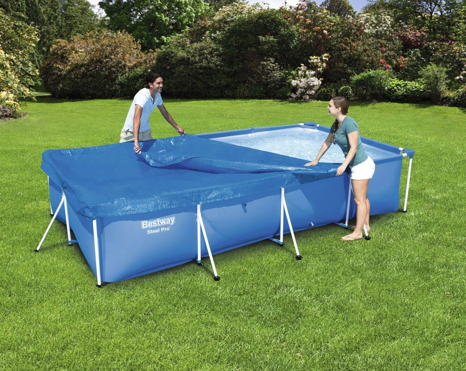 Telo di copertura per piscine 58107 Bestway da 400x211cm