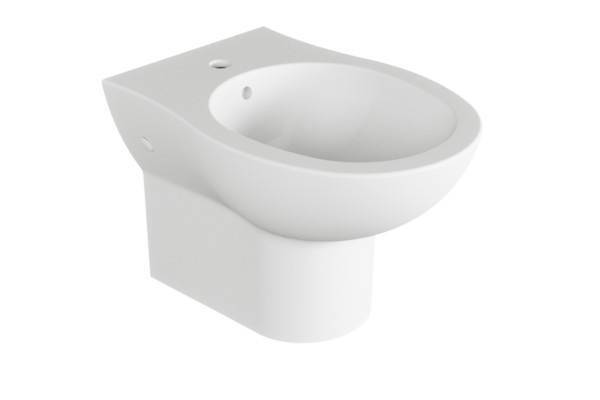 Bidet sospeso mod. Fast in ceramica bianca lucida