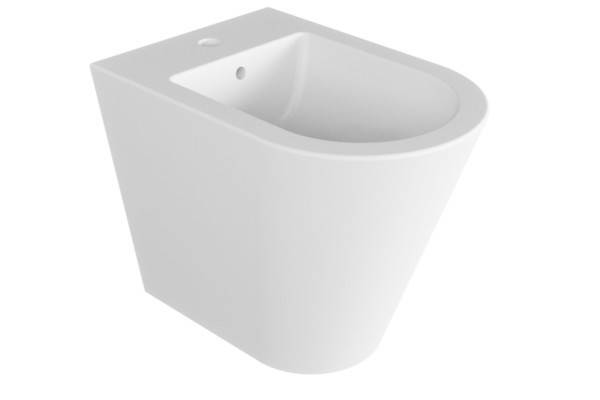 Bidet filomuro mod. Forma in ceramica bianca lucida