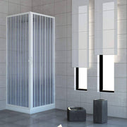 Box doccia Acquario 80x100cm a soffietto apertura angolare