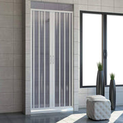 Box doccia mod.Venere 140xH185 cm in pvc a soffietto centrale