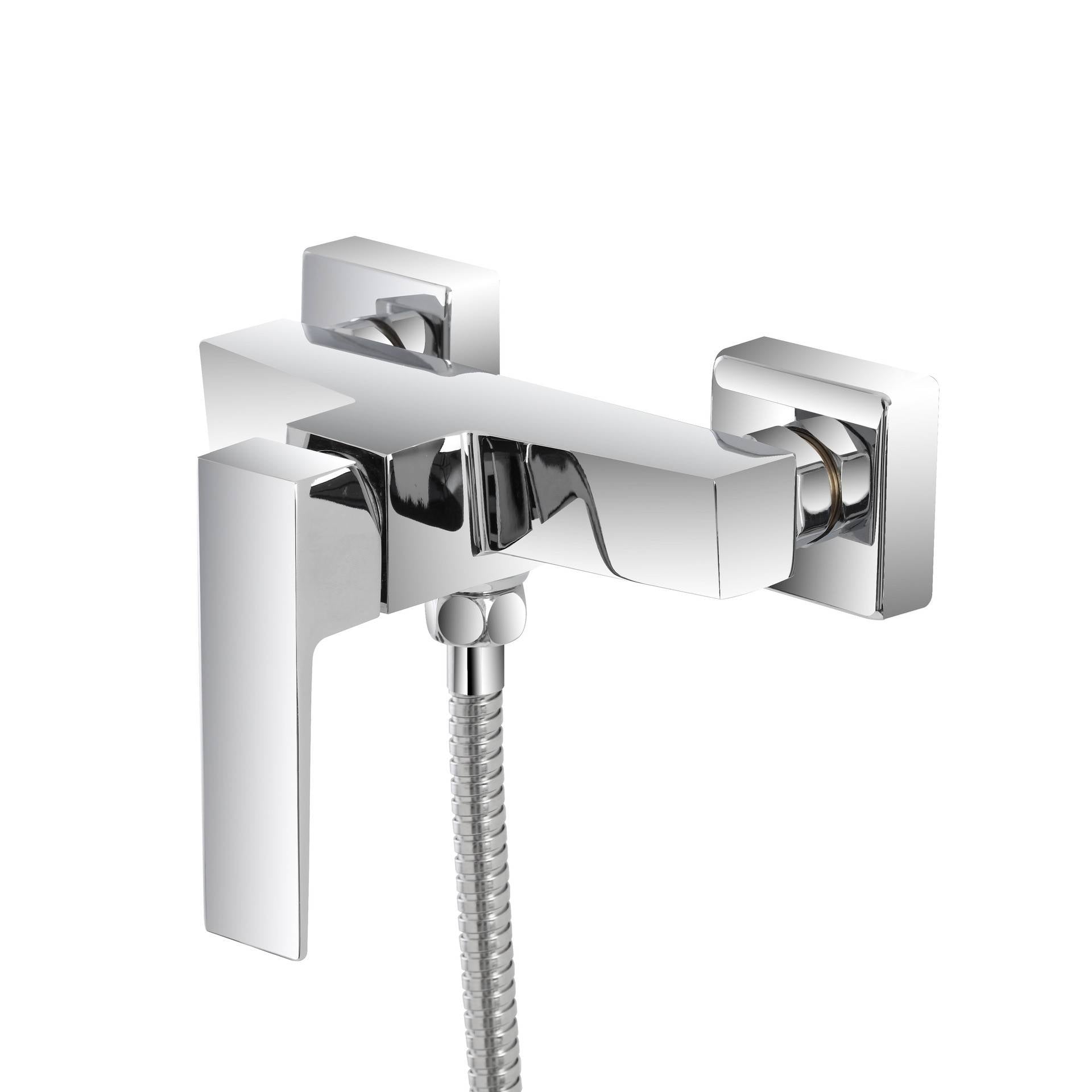 Miscelatore monocomando vasca con doccetta supporto snodato serie quatra