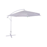 Ombrellone palo laterale 3mt in metallo colore bianco