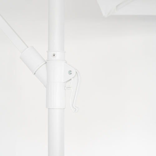 Ombrellone palo laterale 3mt in metallo colore bianco