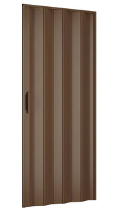 Porta soffietto da Interno 83x210cm in pvc color noce